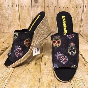 Loudmouth Marlene Sugar Skull Wedges 11